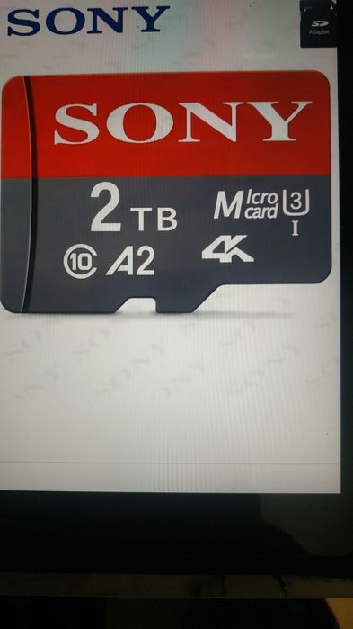 Оригінальна картка пам'яті SONY 2TB class10 High Speed micro SD.