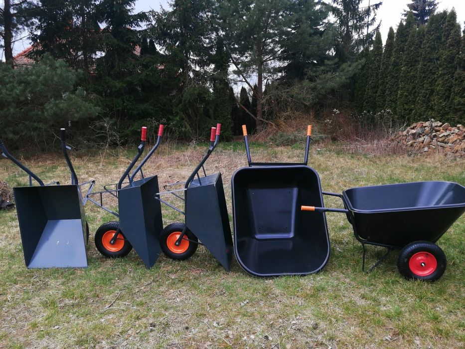 Taczka dwukołowa PCV lub aluminium