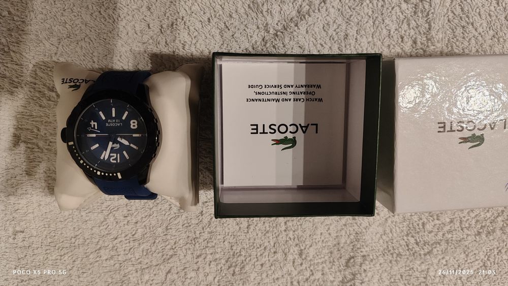Relógio Lacoste como novo. Óptimo para uma prenda.