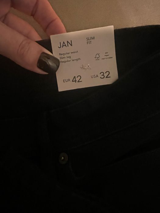 Джинси Mango slim fit 42 eur/ 32 usa