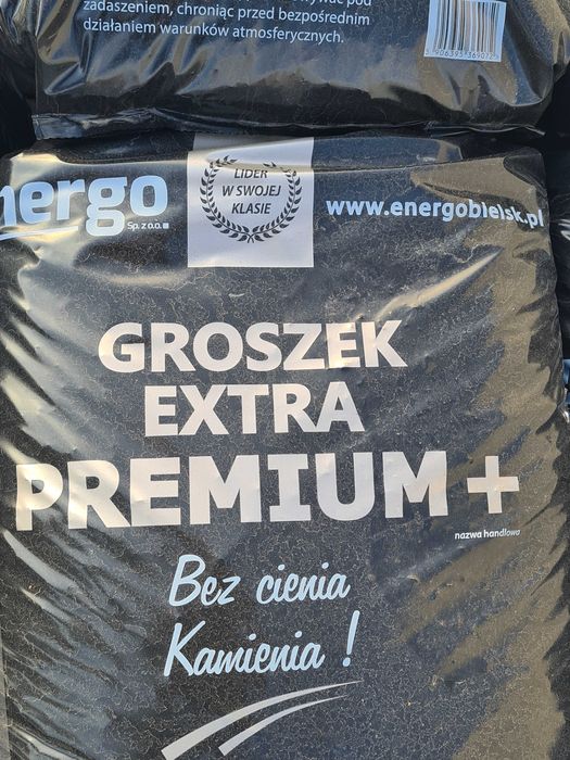 Groszek ENERGO EXTRA PREMIUM+ 26-28MJ/kg węgiel eko groszek 1000kg
