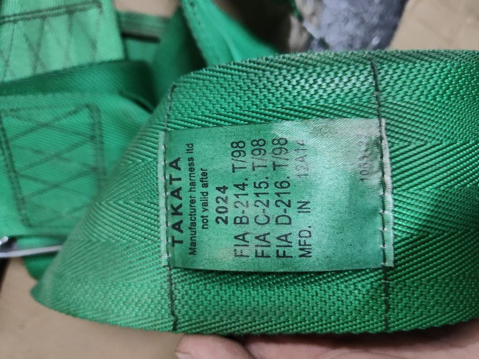 Ремни безопасности TAKATA и Sabelt