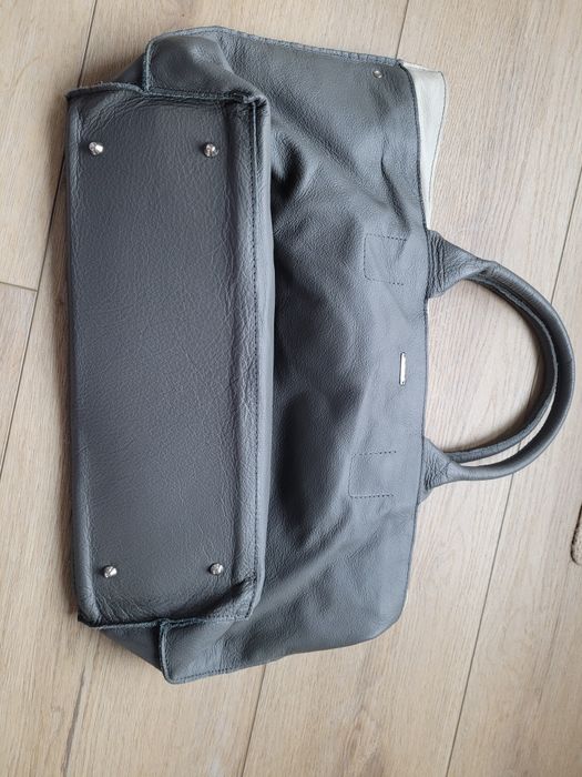 Torba na ramie Quiosque shopper szara