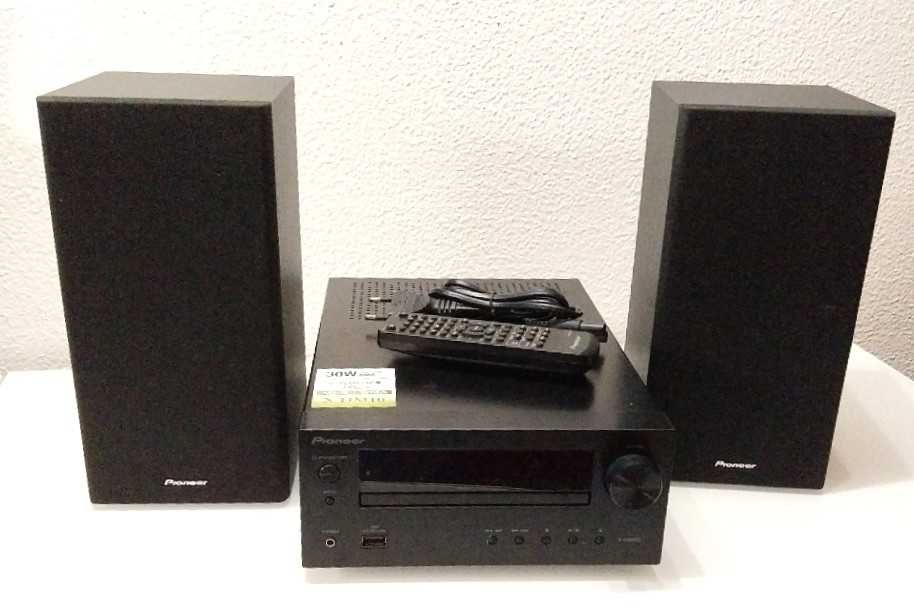 Pioneer X-HM10 Aparelhagem rádio leitor DVD USB  2 colunas para peças