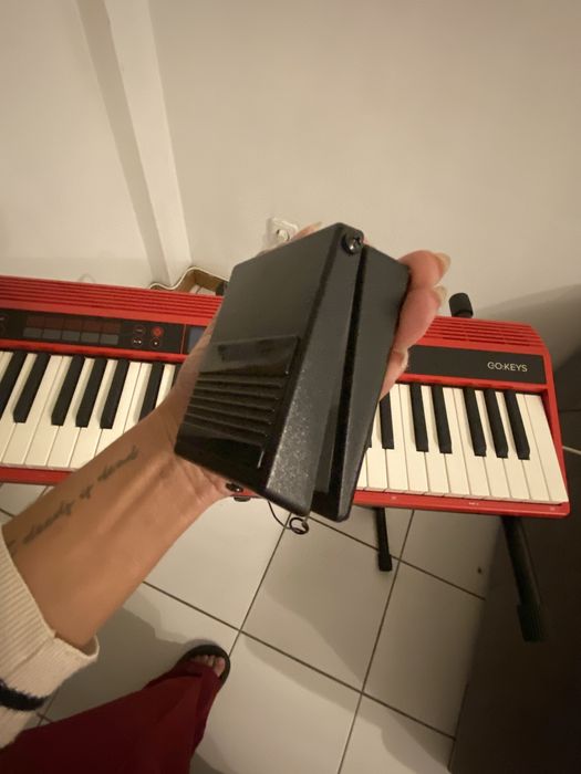 Teclado Roland GO:KEYS 61 teclas + suporte + pedal