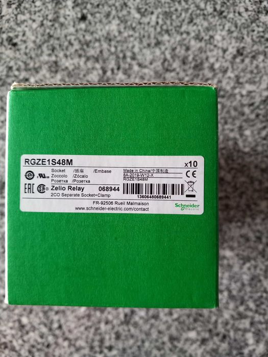 Reles + Bases Schneider 24vdc