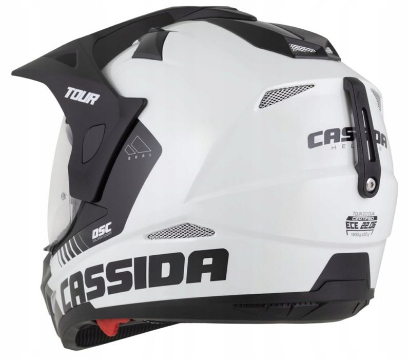Kask Motocyklowy Cassida Tour turystyczny pod interkom XS-XXL
