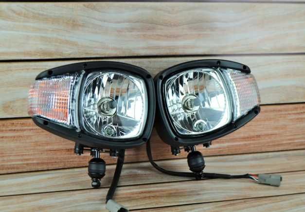 Комплект передних Фар спецтехники  Дальний, ближний, габарит, поворот.