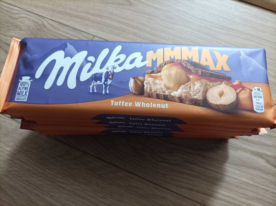 Czekolada Milka MMMax Toffee Wholenut x 9