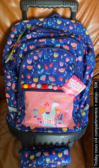 Mochilas e Trolleys Escolares Novas