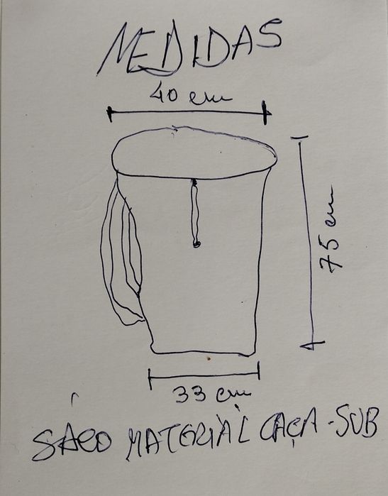 Saco material mergulho caça submarina saco
