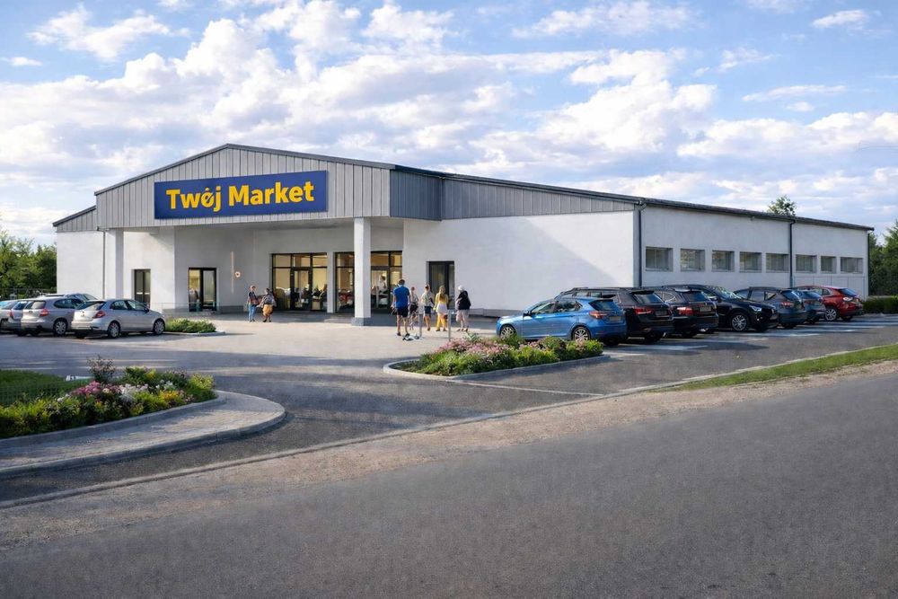 Dąbrowa Białostocka, Hala Obiekt Handlowo-usługowy, Bezpośrednio