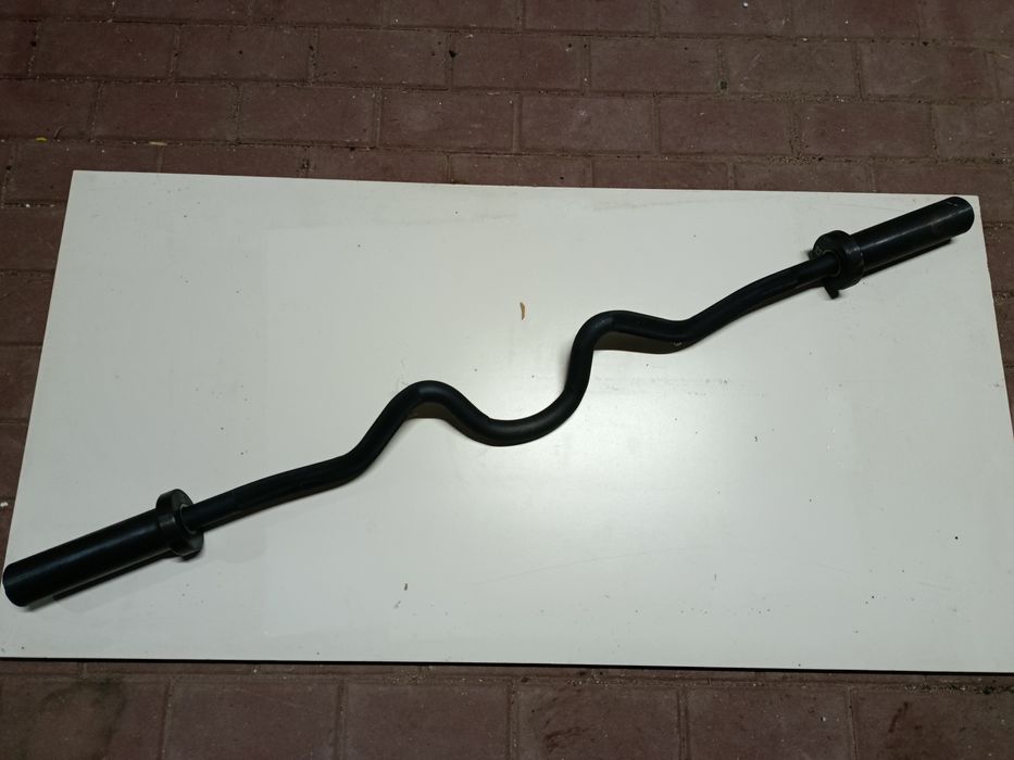 Gryf łamany do ćwiczeń sztanga 127CM 9KG 28MM 272KG STALOWY