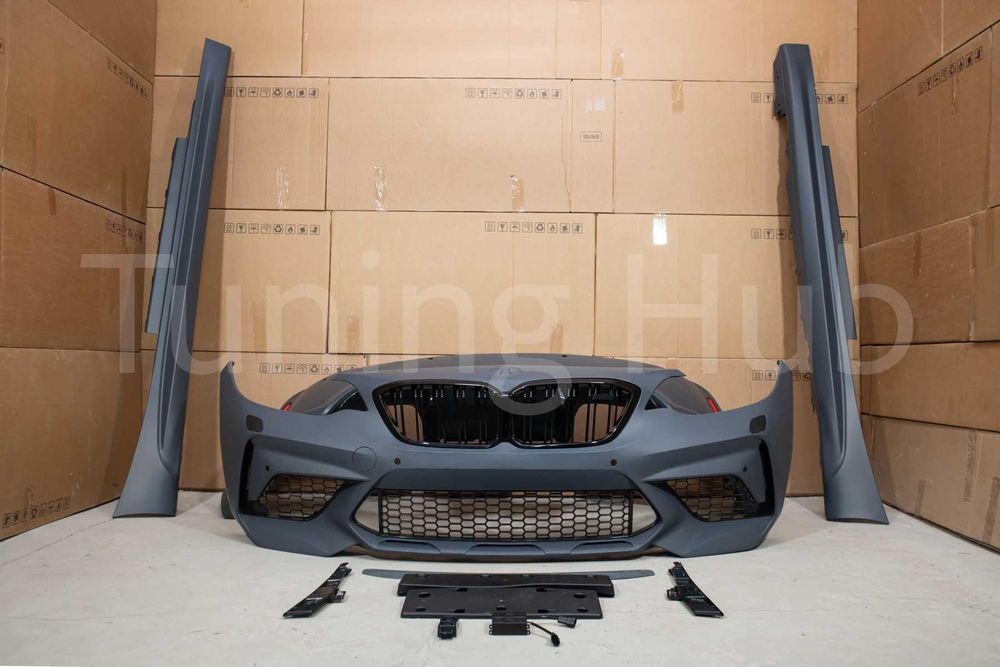 Комплект обвісу BMW 2 Series F22 M2 F87 (2013-2017) Cтиль M2 Competition / обвіс обвес комплект обвісу бмв / бампер передній задній /пороги / решітка