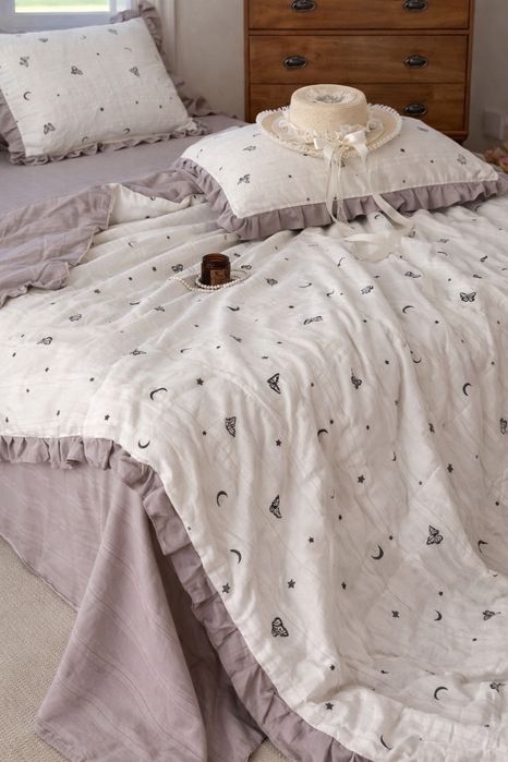 Новинка 2026! Постільна натуральна білизна  з ковдрою у комплекті