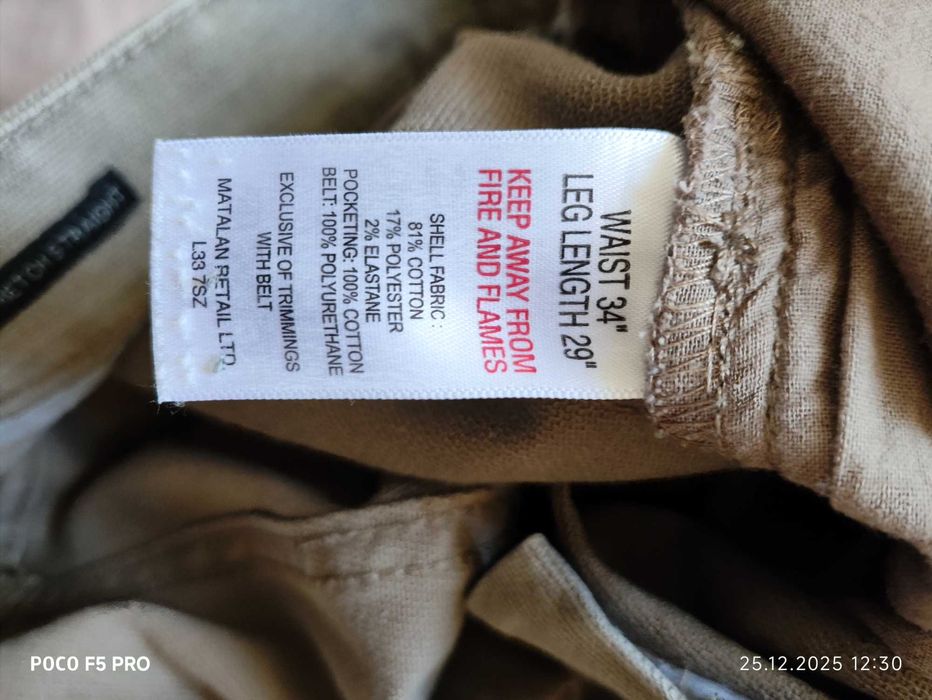 ACW85(authentic casual wear),straght fit,W34L29(Uk),black, braun