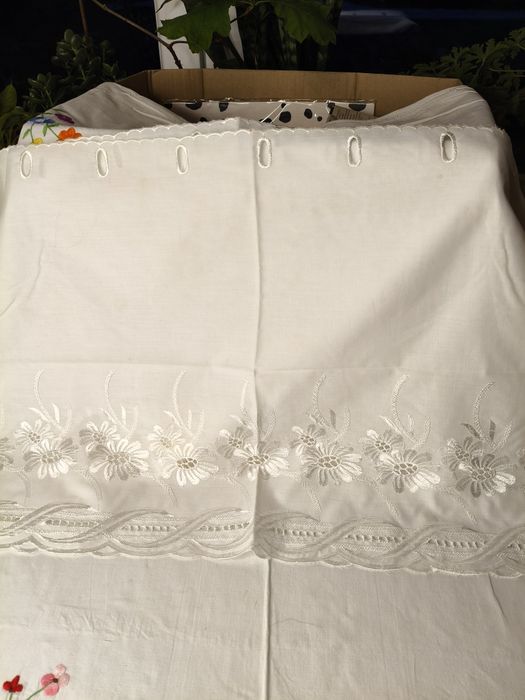 Bawełniane haftowane firanki 19