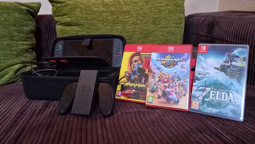 Switch 2 plus gry i etui