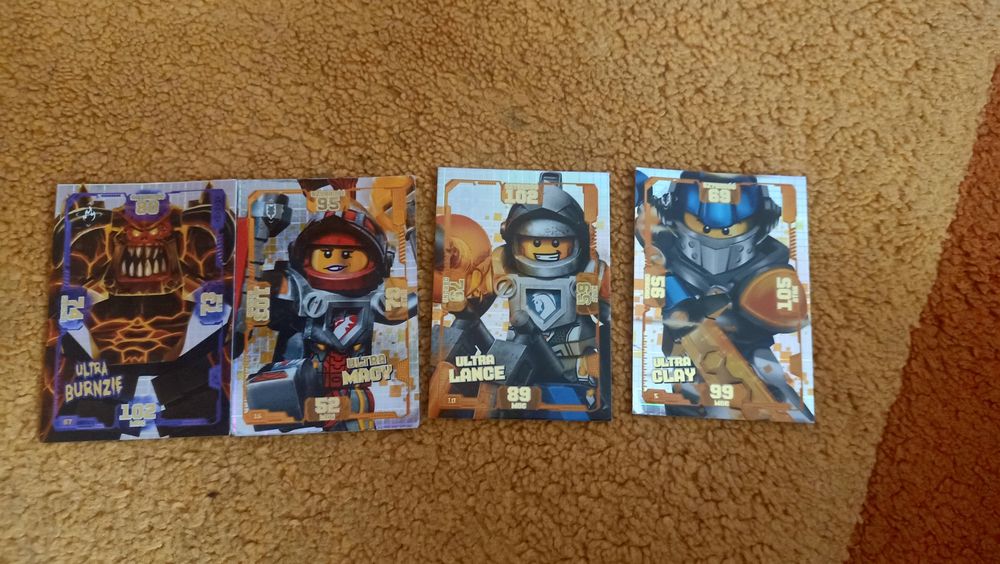 Karty LEGO nexo knights - 74 karty