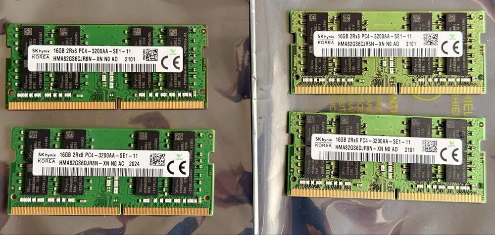 Pamięci DDR4 SODIMM 32GB 2x16GB 3200MHz