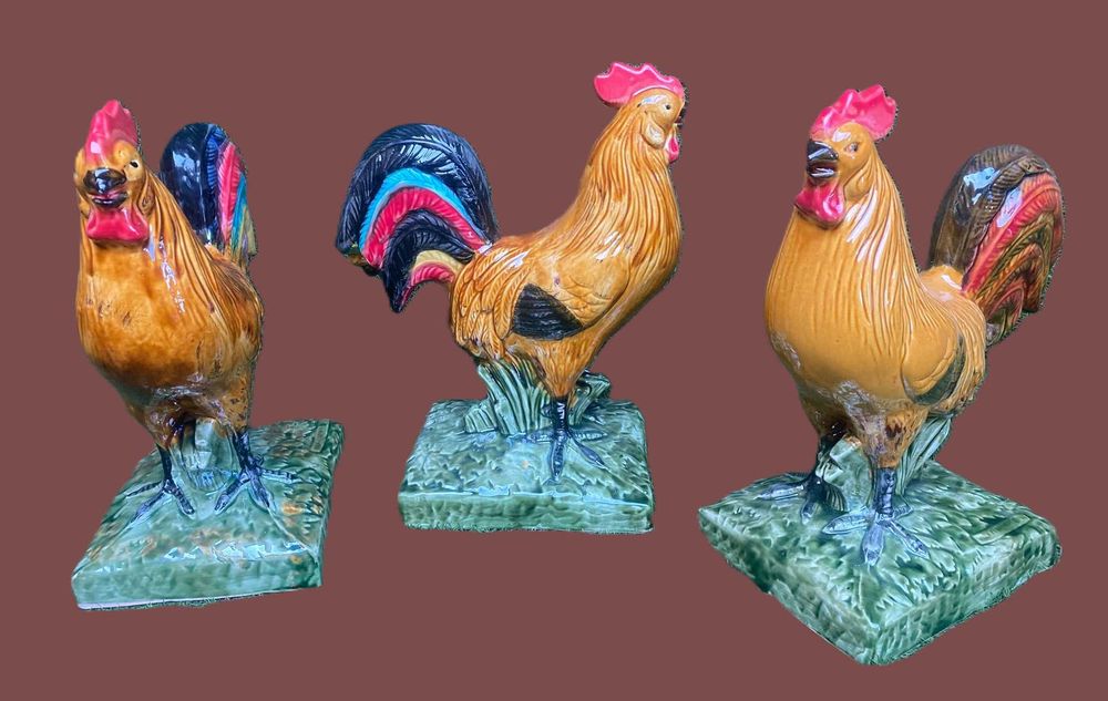 Galos e galinhas, loiça tradicioal de Caldas da Rainha