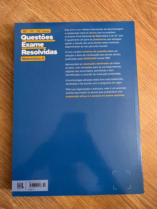 Livro preparação para exame Matemática A