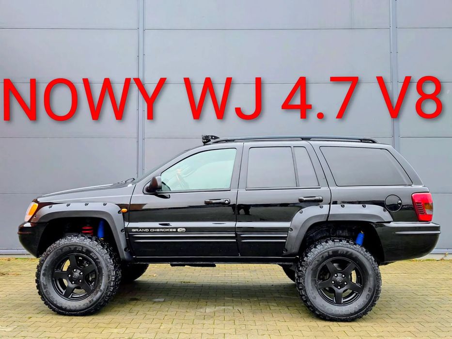 Jeep Grand Cherokee WJ 4.7 HO Lift 5 cali Regulowane amory 33 MT Serwis full PIĘKNY