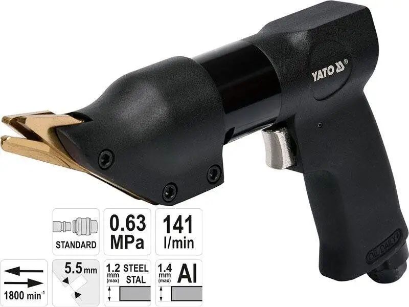 Пневмоножниці по металу YATO  YT-09944