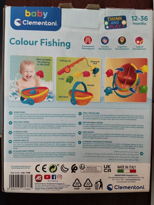 Jogo Educativo Clementoni Colour Fishing