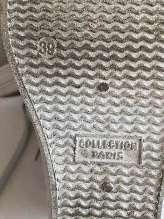 Sneakersy srebrne rozm 39