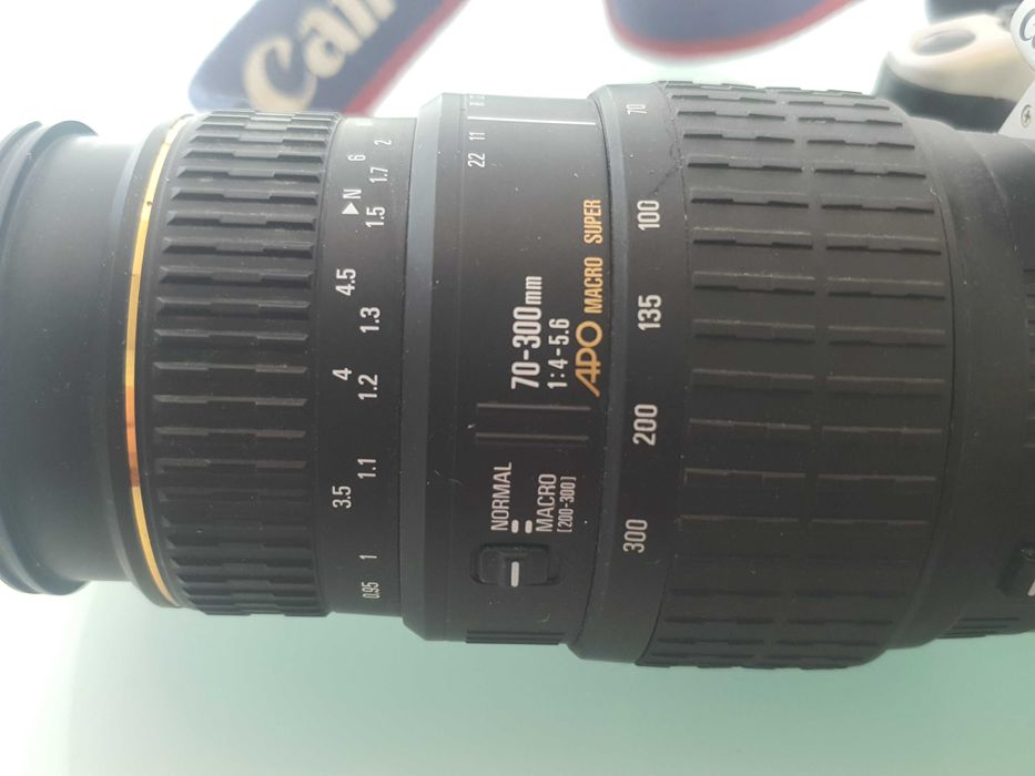 Canon EOS 300 + Lente Sigma 70-300 Apo Macro 4.5 -5.6