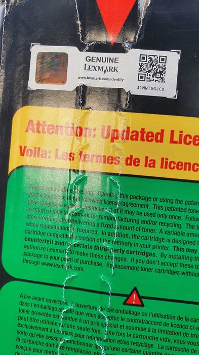 Toner impressora Lexmark X654X31E