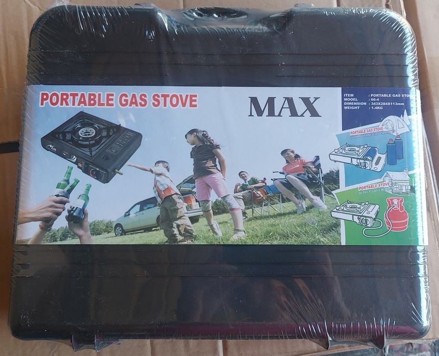 Печка газова туристична з  адаптером