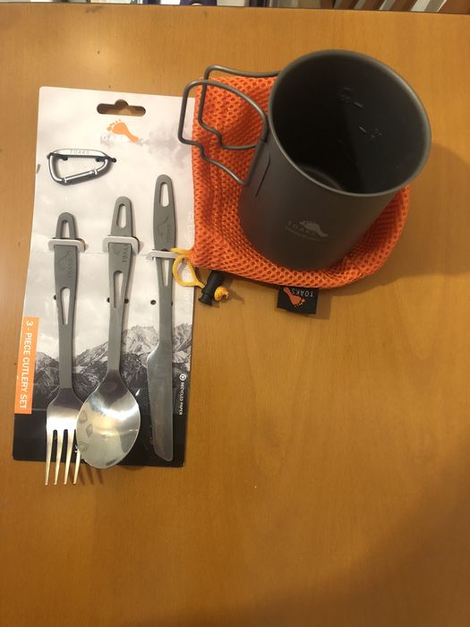 Set refeiçao TOAKS para desportos na natureza