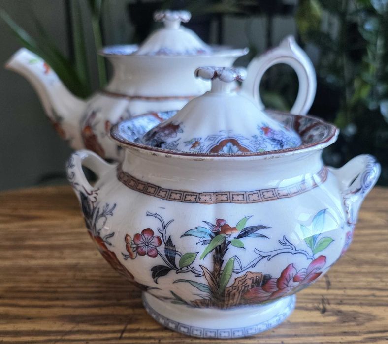 Zestaw do herbaty dla dwóch osób – Wedgwood, Anglia. Ok. 1850 rok.