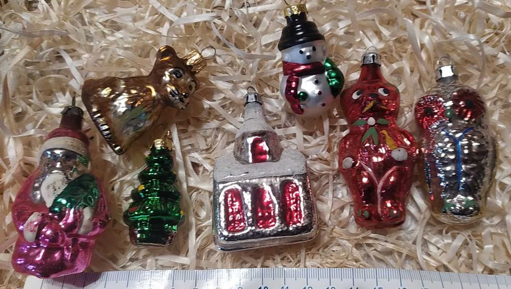 Bombki, ozdoby choinkowe PRL