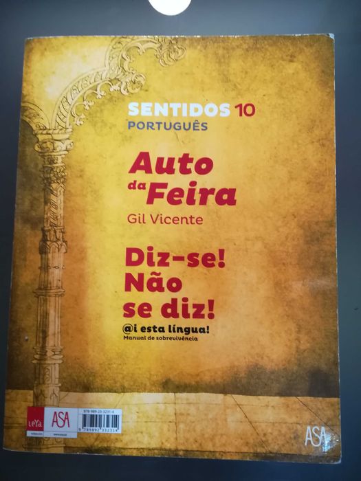 Sentidos 10, Português 10º ano, Manual e CA