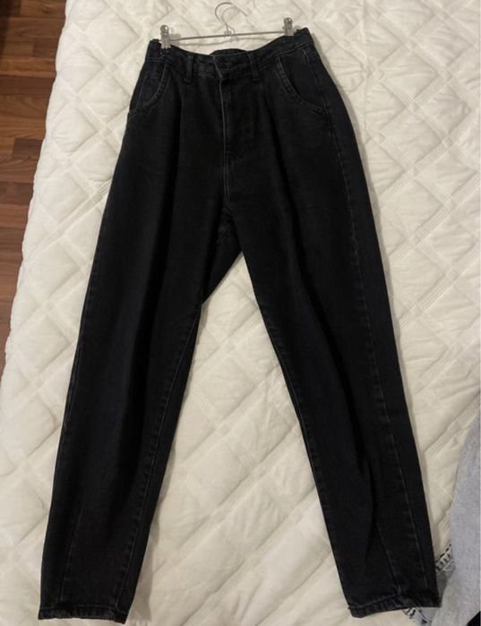 Жіночі джинси мом чорні