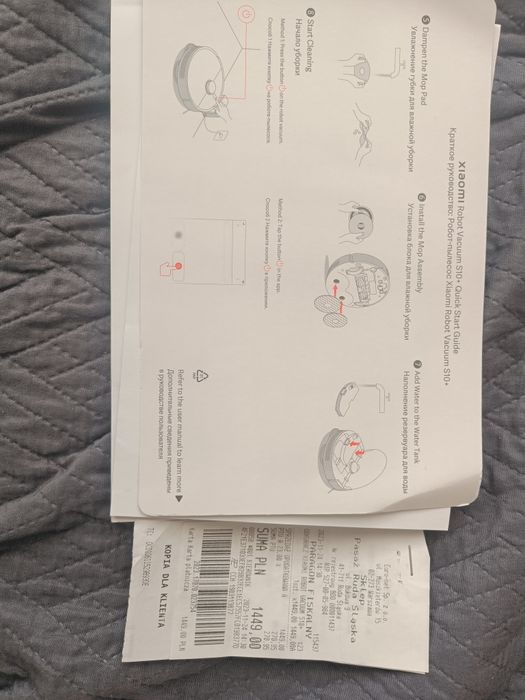 Robot sprzątający xiaomi s10 plus