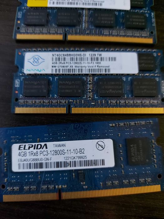 Pamięć ram laptopowa ddr3 4gb
