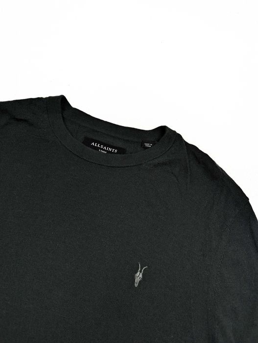 AllSaints Mode Merino Crew sweter 100% wełna merynosa merino L