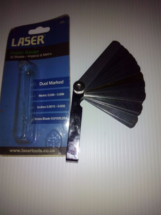 Apalpa folgas métrico/polegadas