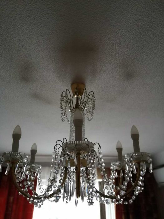 Люстра - оригинал из Богемского хрусталя. Акция