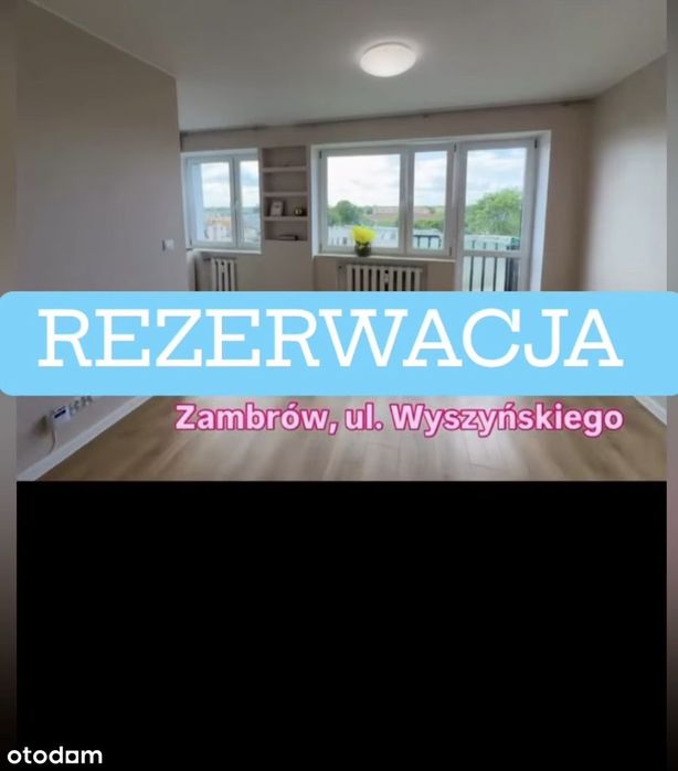 Mieszkanie 2-pokojowe przy ul. Wyszyńskiego w Zambrowie