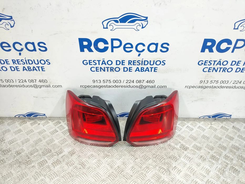 Farolins traseiros trás direito esquerdo originais VW Volkswagen Polo