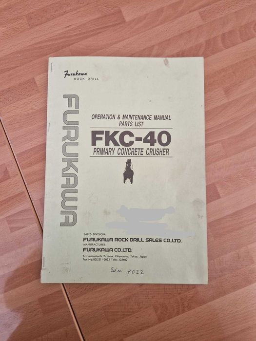 Pinça hidráulica Furukawa FKC-40