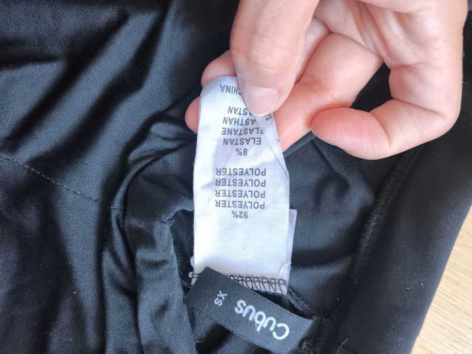 Czarne legginsy Cubus, rozmiar XS