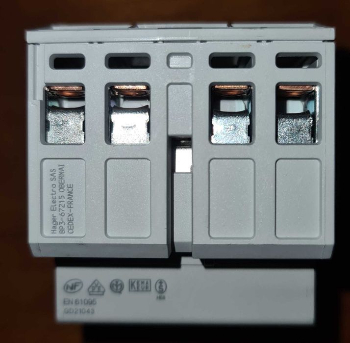 Contactor ou Relé de Energia Hager ESC 463 , completamente novo: