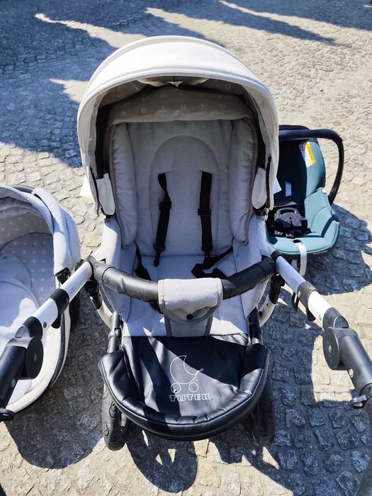 Wózek 3 w 1 tutek + maxi cosi
