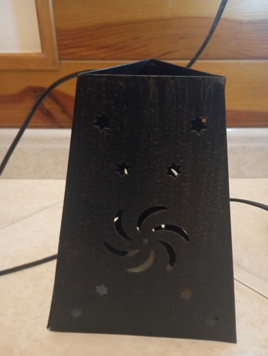 Candeeiro, pequeno, ferro